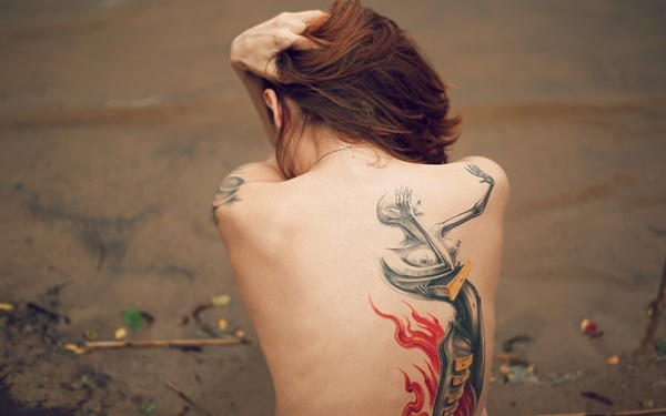 Tatouages ​​provocants de bon goût pour les femmes