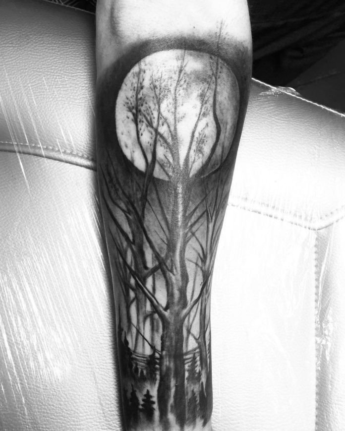 31 8-40 tatouages ​​forestiers pour hommes