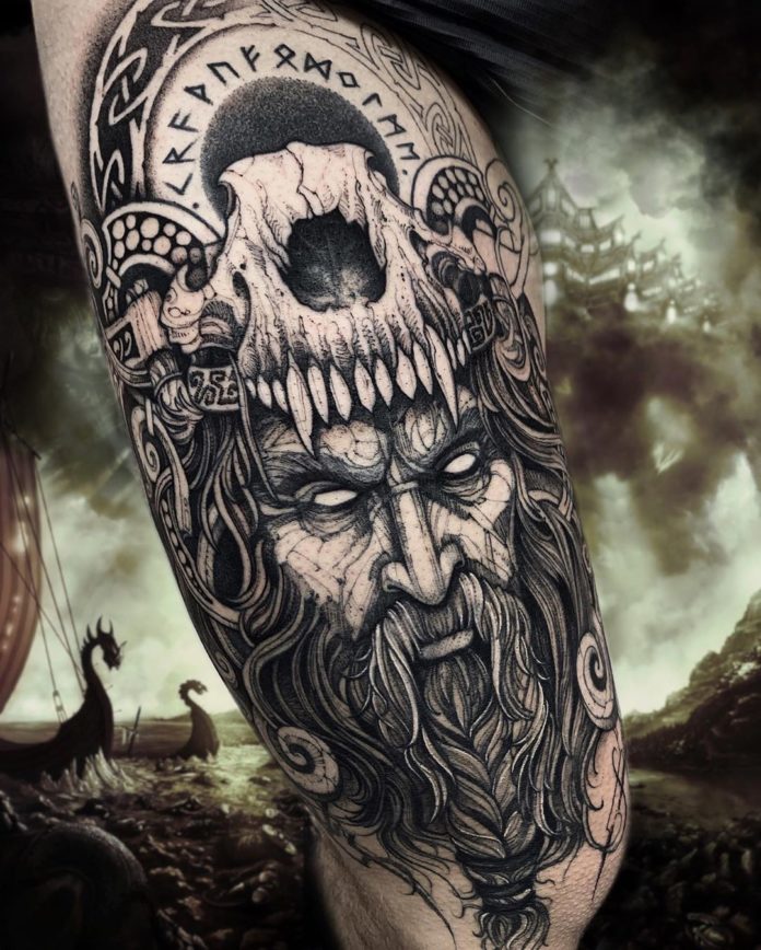 44 5-80 tatouages ​​Viking pour hommes