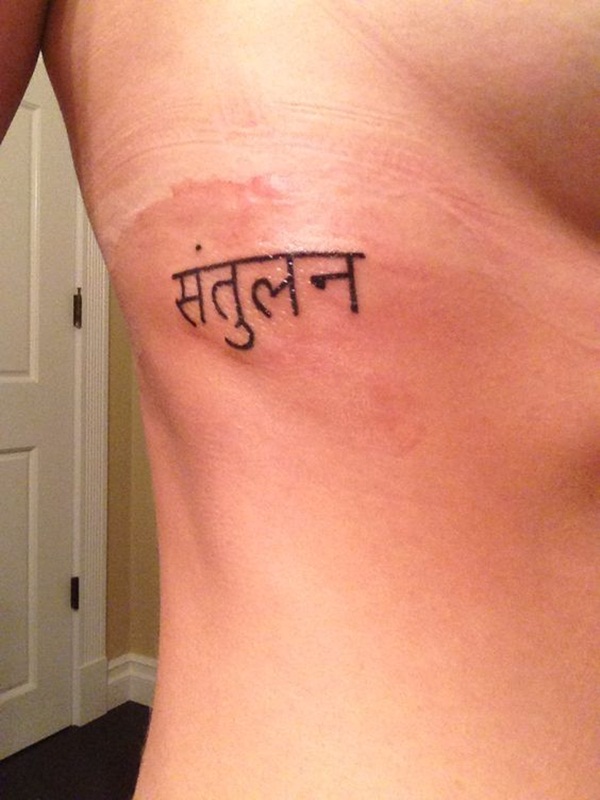 tatouage sanskrit